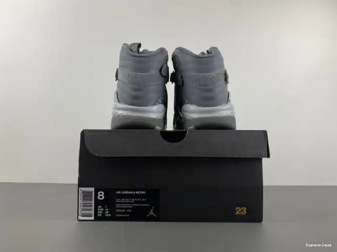HYPE Jordan 8 Grey Cool 305381-014 Retro 0615